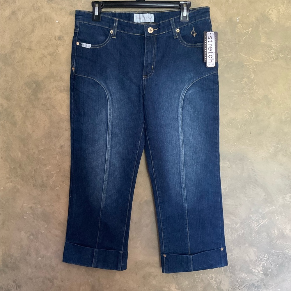Vintage Y2K Baby Phat Cropped Stretch Denim Jeans